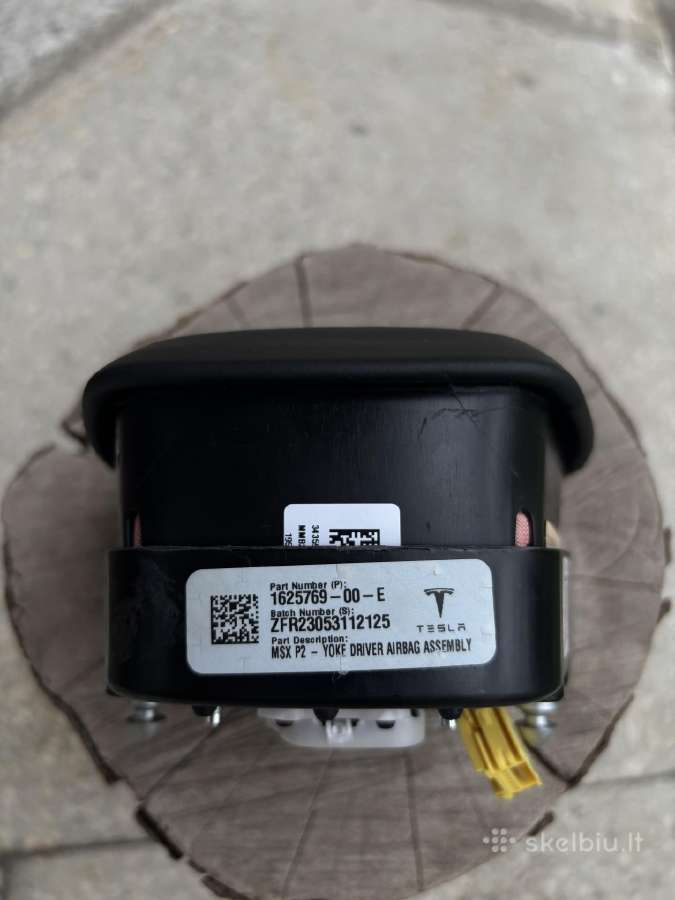 Tesla Model S ir X Yoke Airbag (vairo oro pagalvė) - nuotraukos Nr. 2