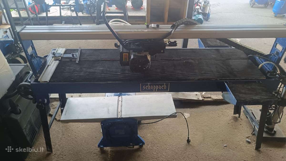 Scheppach Fs4700 Plytelių pjaustymo staklės 1,2kw - nuotraukos Nr. 3