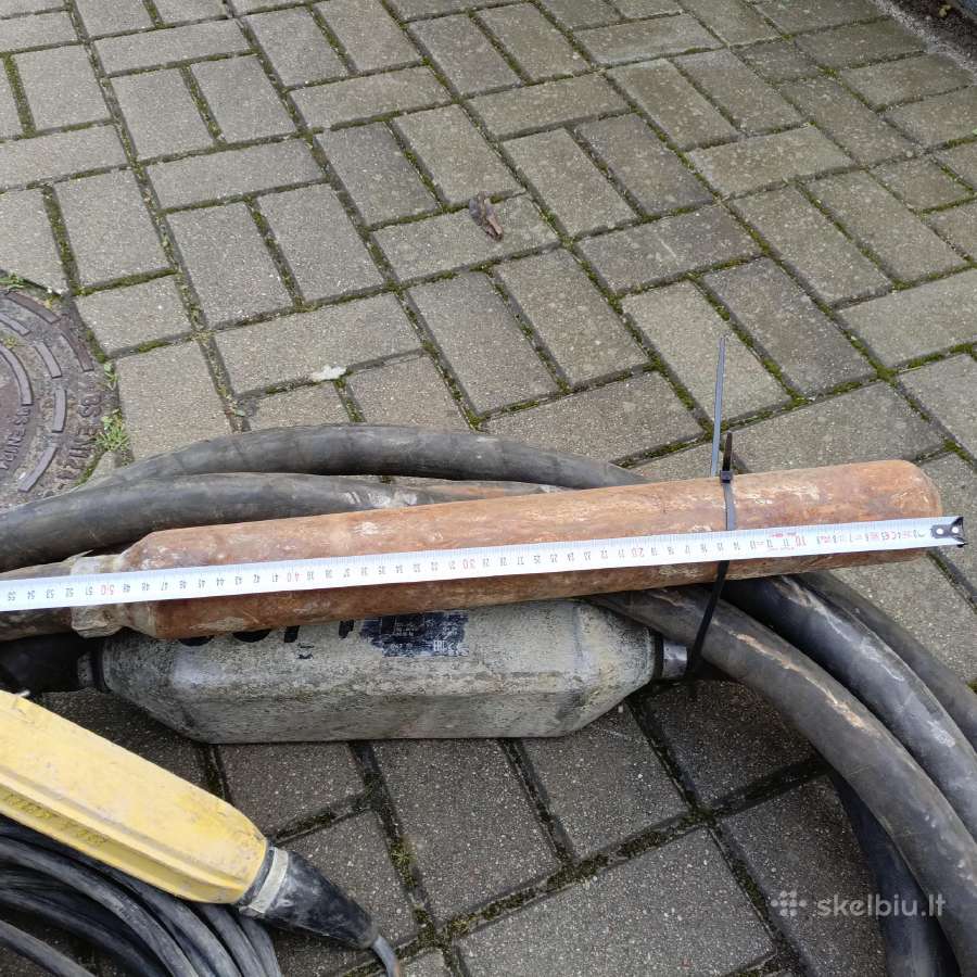 Galingas giluminis betono vibratorius 10m slanga - nuotraukos Nr. 4