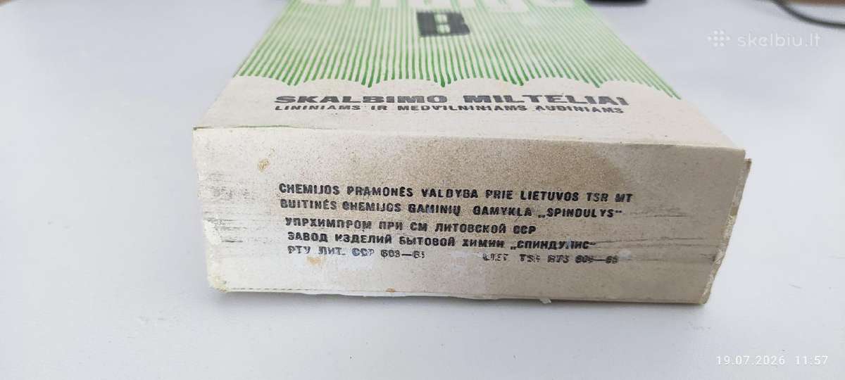 Tarybiniu laiku skalbimo milteliai - nuotraukos Nr. 3