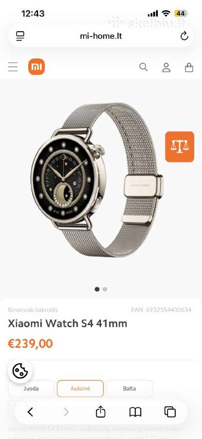 Xiaomi Watch S4 41mm - nuotraukos Nr. 2