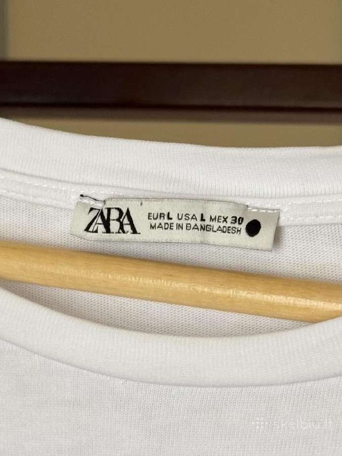 Zara medvilniniai marškinėliai 40/42 dydis - nuotraukos Nr. 15
