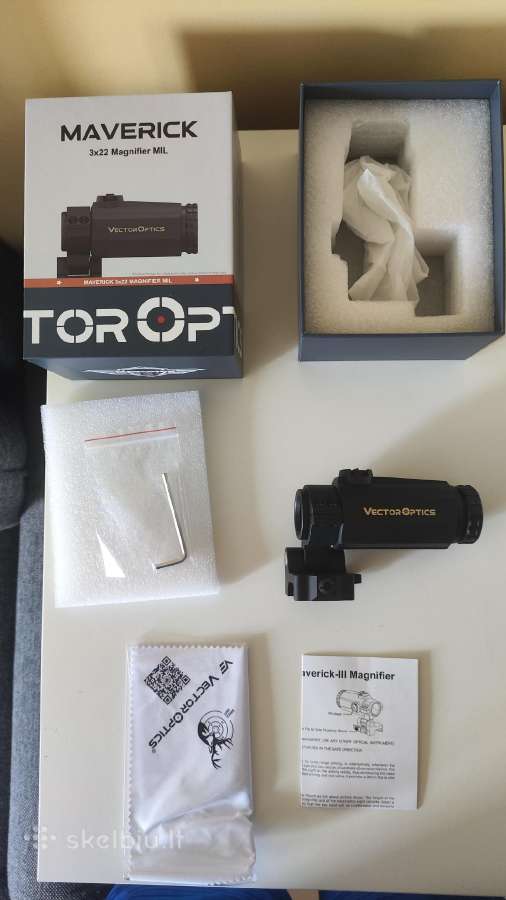 Airsoft Vercor Optics Maverick-III 3x22 Magnifier - nuotraukos Nr. 2