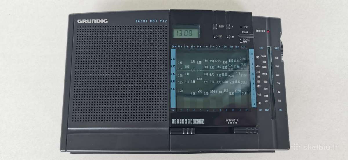 Grundig Yacht Boy 217 Fm/lw/mw/sw Radijo Imtuvas - nuotraukos Nr. 19
