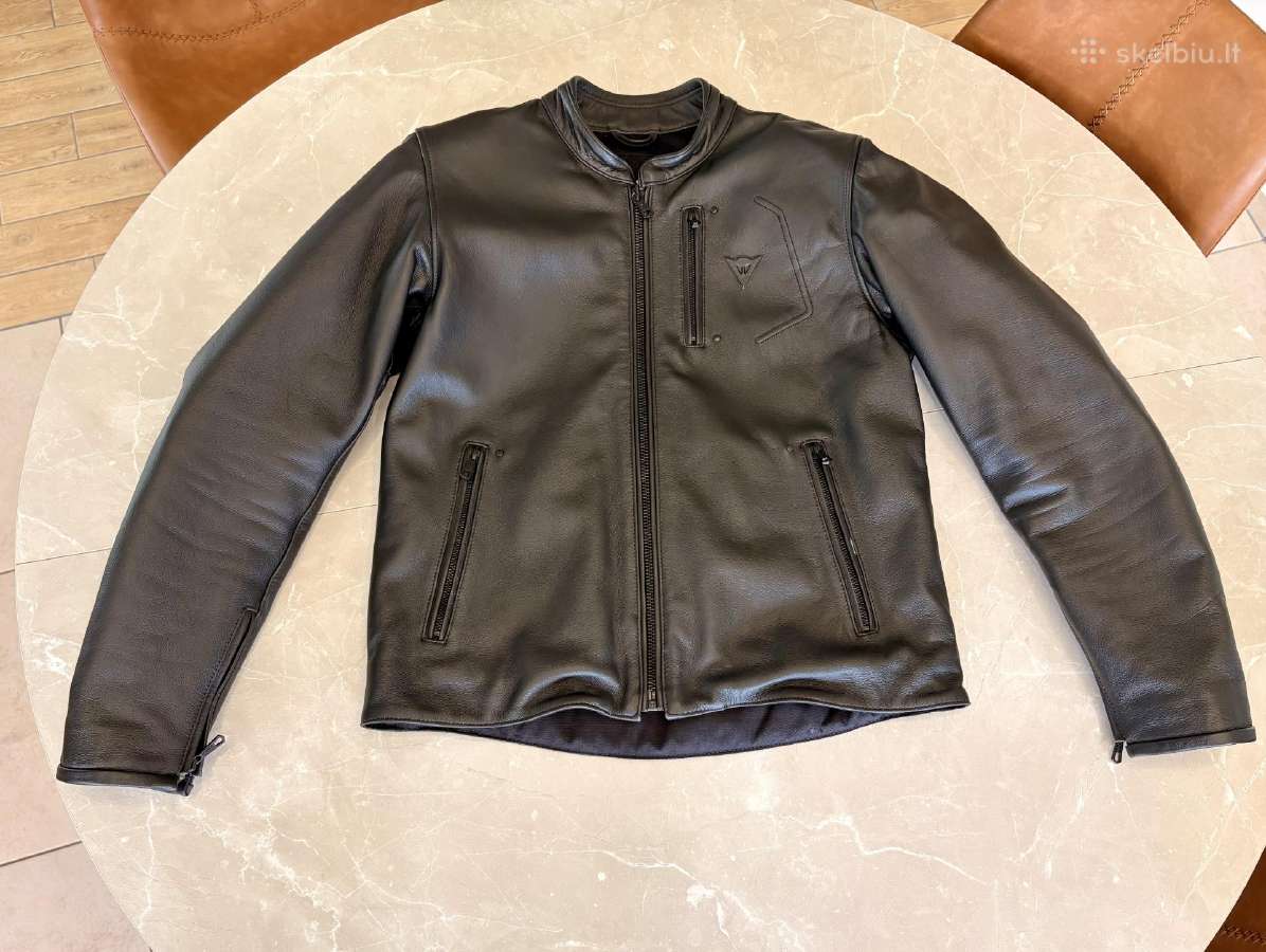Odinė moto striukė Dainese Fulcro juoda - nuotraukos Nr. 5