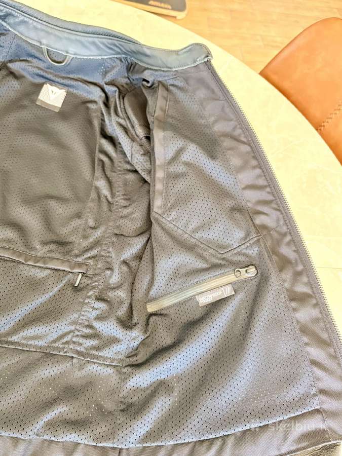 Odinė moto striukė Dainese Fulcro juoda - nuotraukos Nr. 7