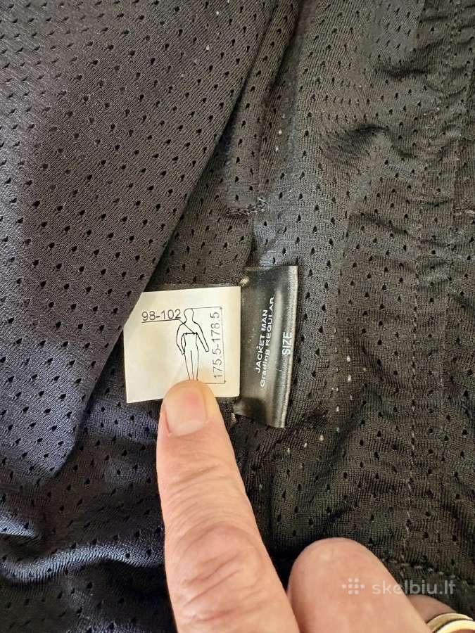 Odinė moto striukė Dainese Fulcro juoda - nuotraukos Nr. 10
