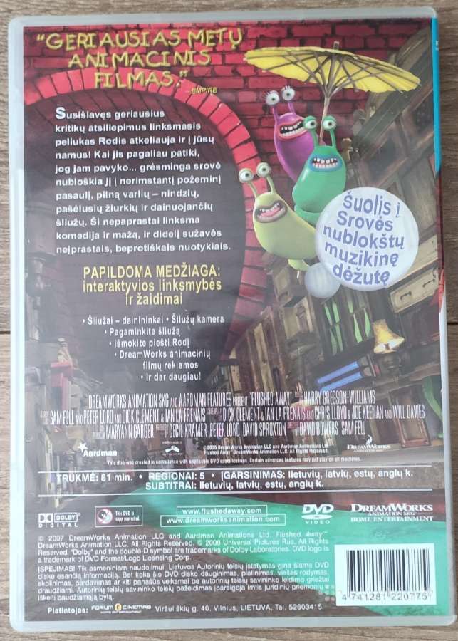 Dvd filmas Srovės Nublokšti. Lt įgarsinimas - nuotraukos Nr. 2