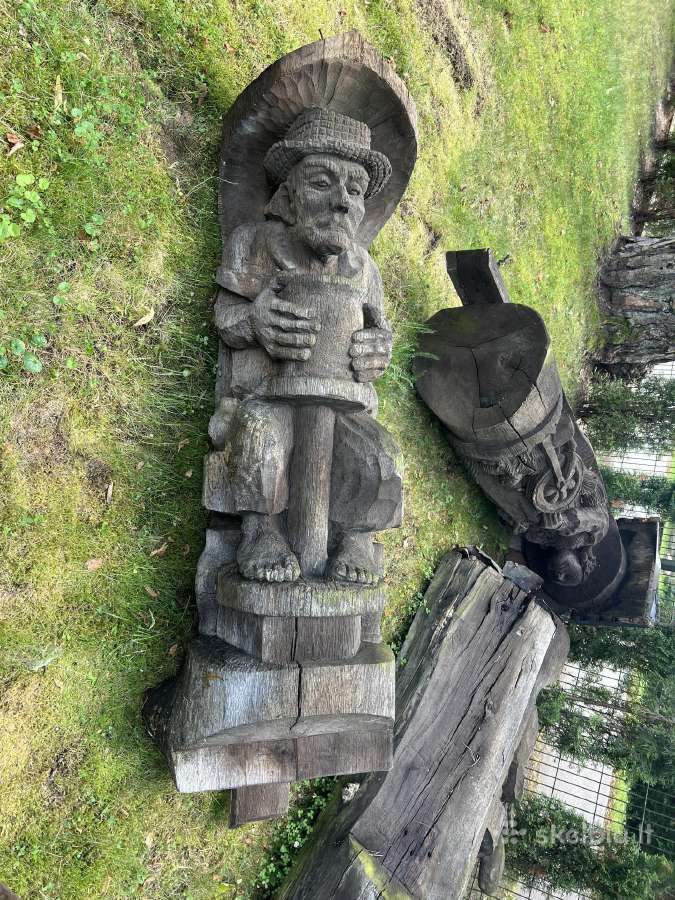 Skulptūros medinės - nuotraukos Nr. 3
