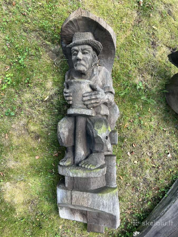 Skulptūros medinės - nuotraukos Nr. 4