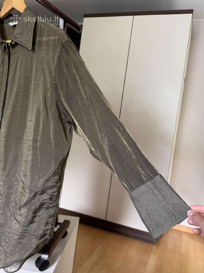 Massimo Dutti žali žėrintys marškiniai - nuotraukos Nr. 12