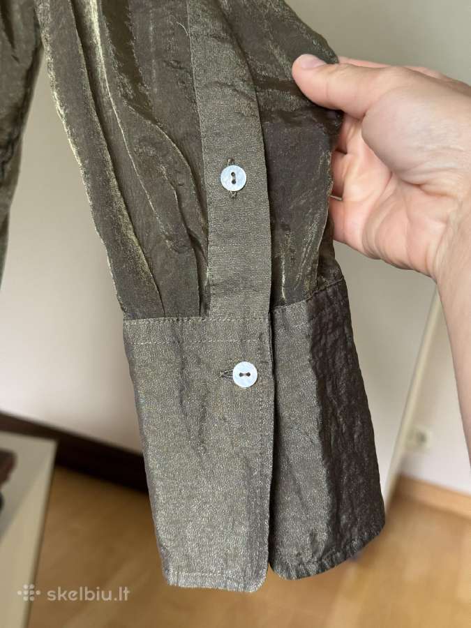 Massimo Dutti žali žėrintys marškiniai - nuotraukos Nr. 14