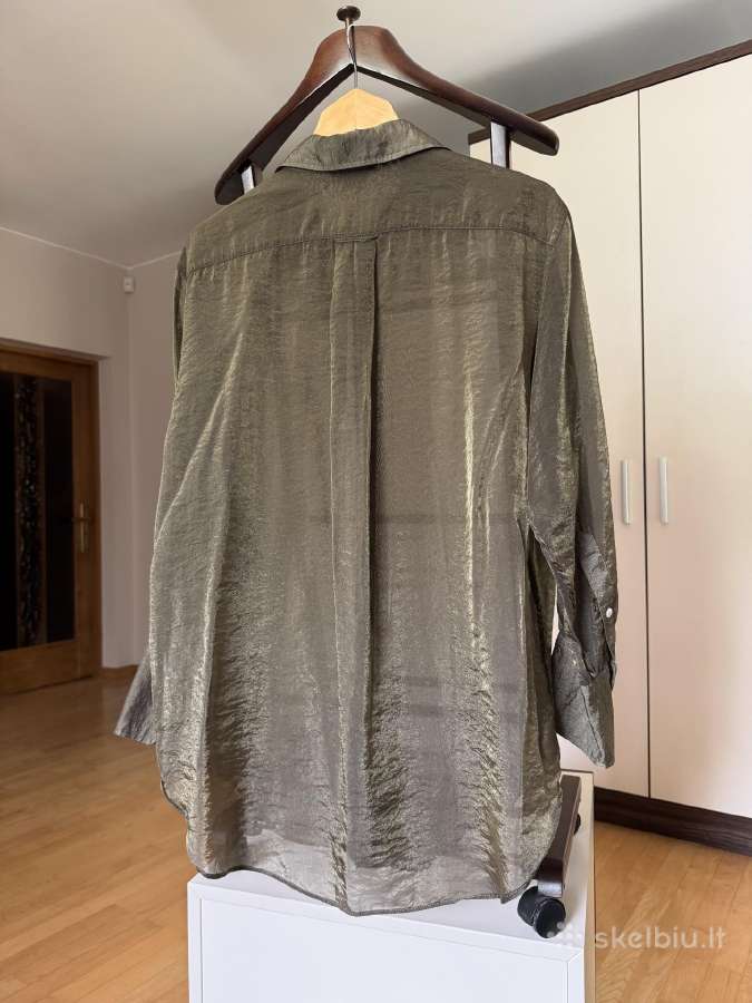Massimo Dutti žali žėrintys marškiniai - nuotraukos Nr. 20