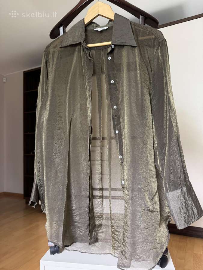 Massimo Dutti žali žėrintys marškiniai - nuotraukos Nr. 22