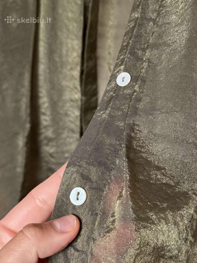 Massimo Dutti žali žėrintys marškiniai - nuotraukos Nr. 24