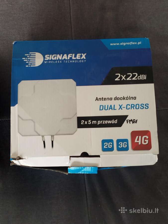 Parduodama Signaflex Dual X-cross 4G Lte antena 2x - nuotraukos Nr. 3