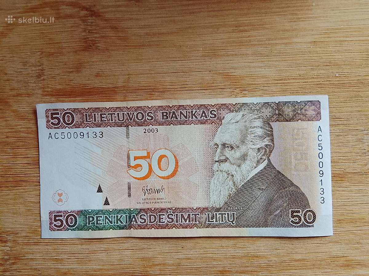 50 Litų 2003m. - nuotraukos Nr. 3