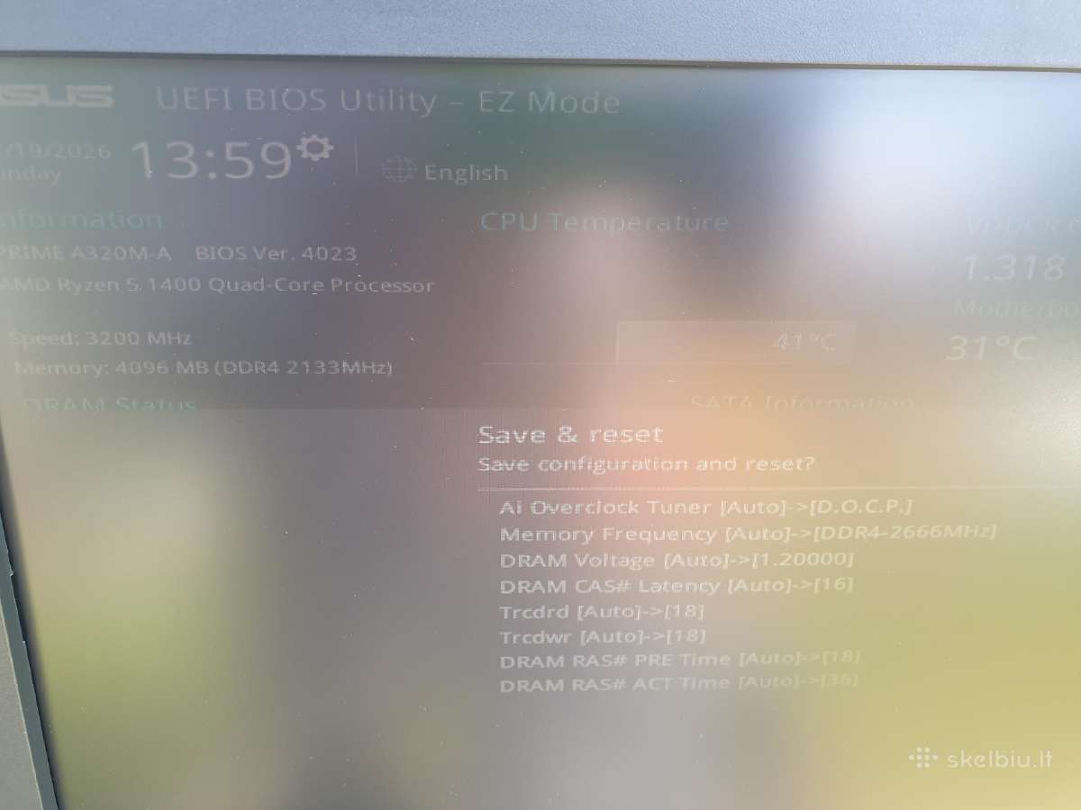Asus prime a320m-a - nuotraukos Nr. 5