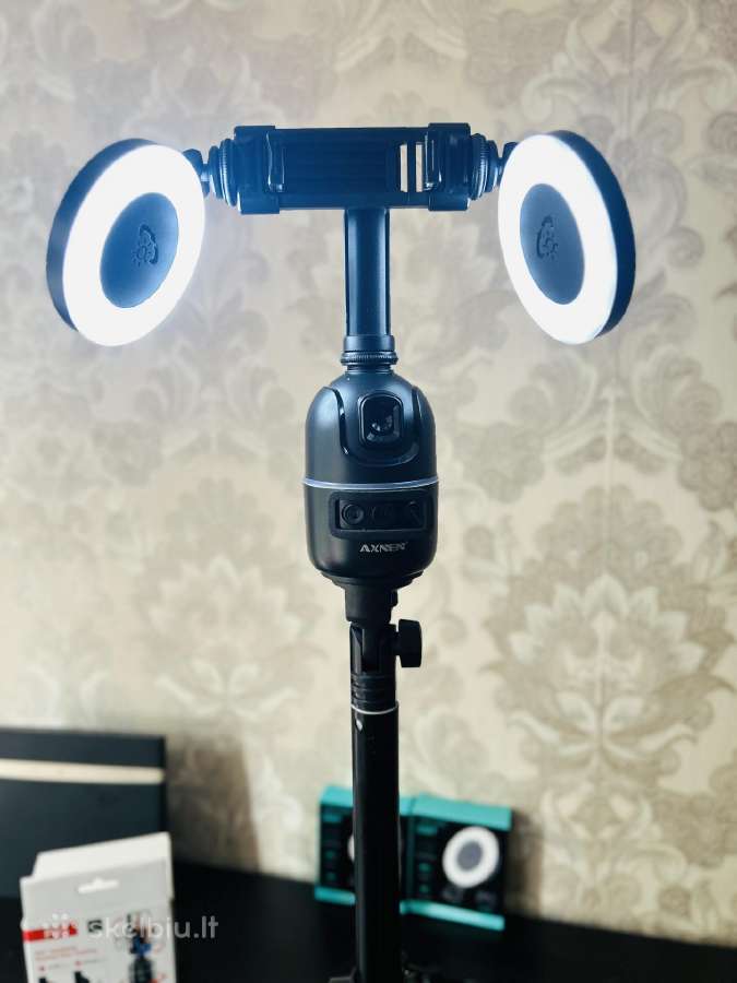 Telefono laikiklis su veido sekikliu ir 2 LED - nuotraukos Nr. 4