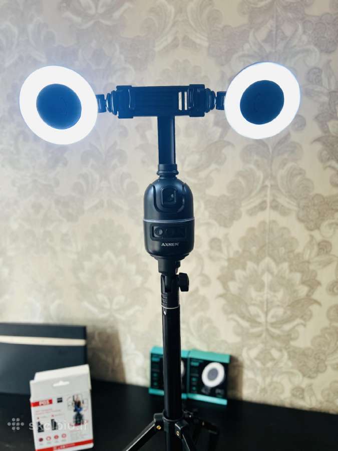 Telefono laikiklis su veido sekikliu ir 2 LED - nuotraukos Nr. 6