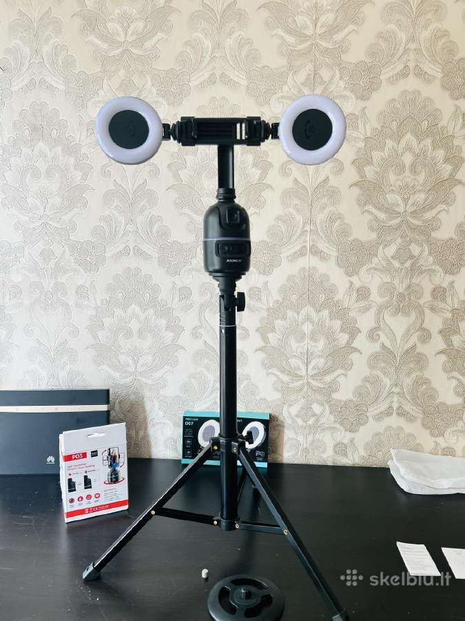 Telefono laikiklis su veido sekikliu ir 2 LED - nuotraukos Nr. 8