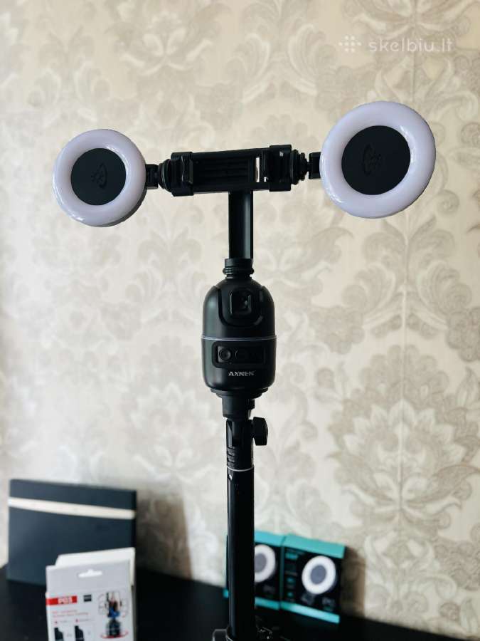Telefono laikiklis su veido sekikliu ir 2 LED - nuotraukos Nr. 7