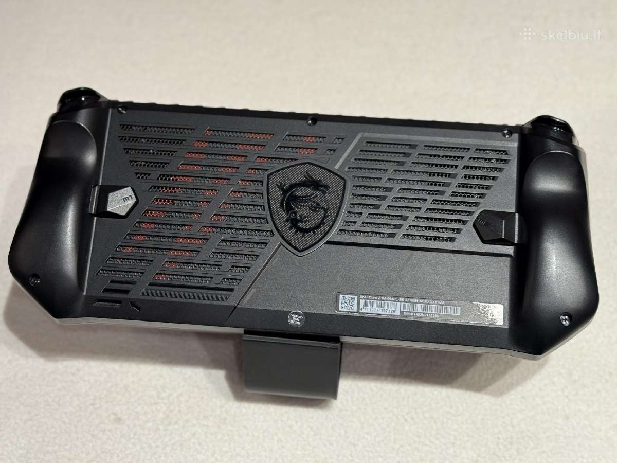 Msi Claw intel Ultra 7 A1m064pl 512gb + Garantija - nuotraukos Nr. 3
