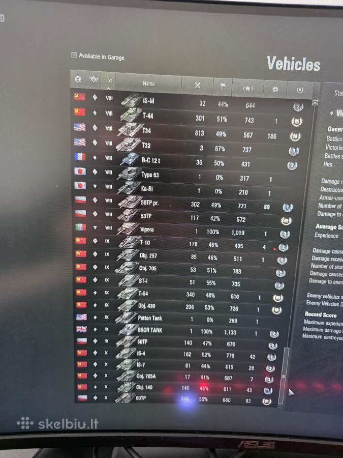 World of tanks accountas. - nuotraukos Nr. 3