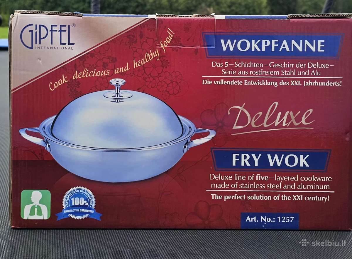 Prabangi Gipfel Deluxe Wok keptuvė-puodas - nuotraukos Nr. 2