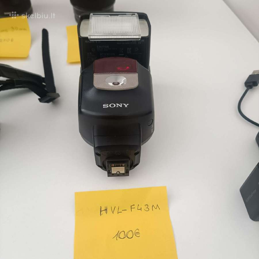 Sony Alfa A6500 fotoparato komplektas su priedais - nuotraukos Nr. 6