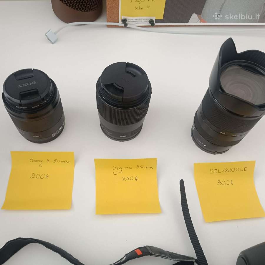 Sony Alfa A6500 fotoparato komplektas su priedais - nuotraukos Nr. 5