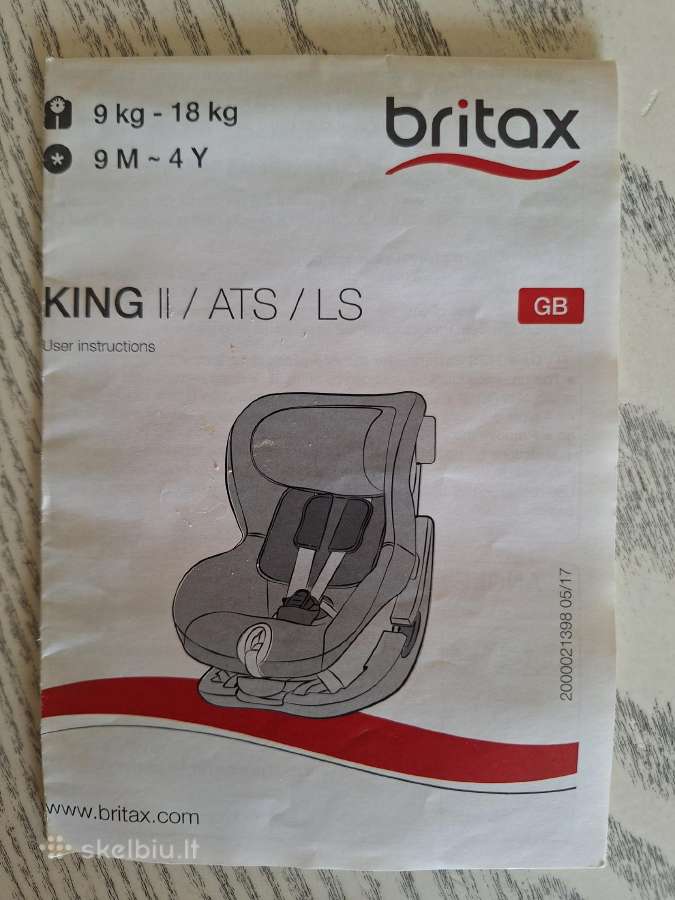 Parduodu britax romer 9-18 kg - nuotraukos Nr. 3
