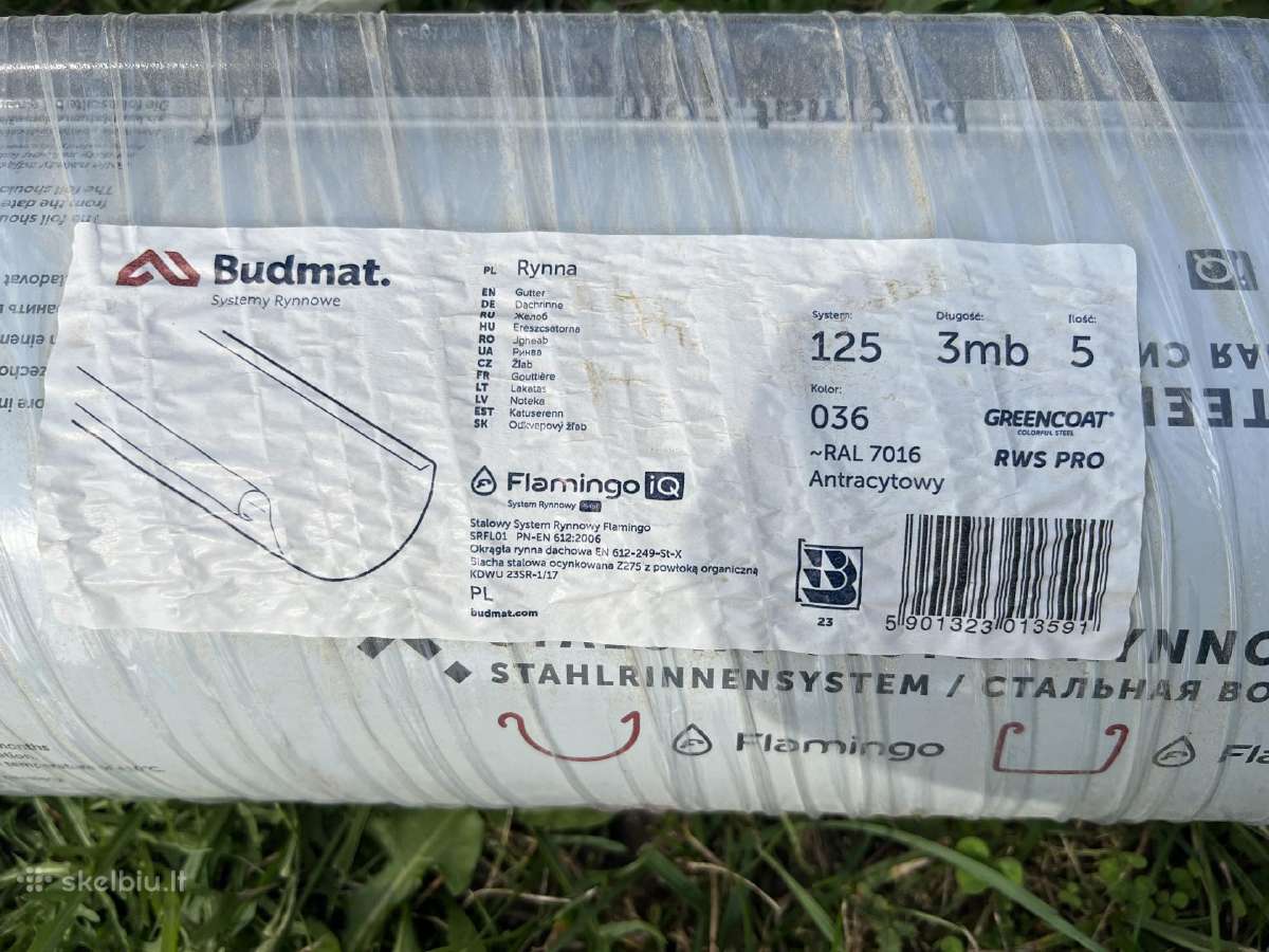 Latakai Budmat Flamingo 125 antracitas - nuotraukos Nr. 2