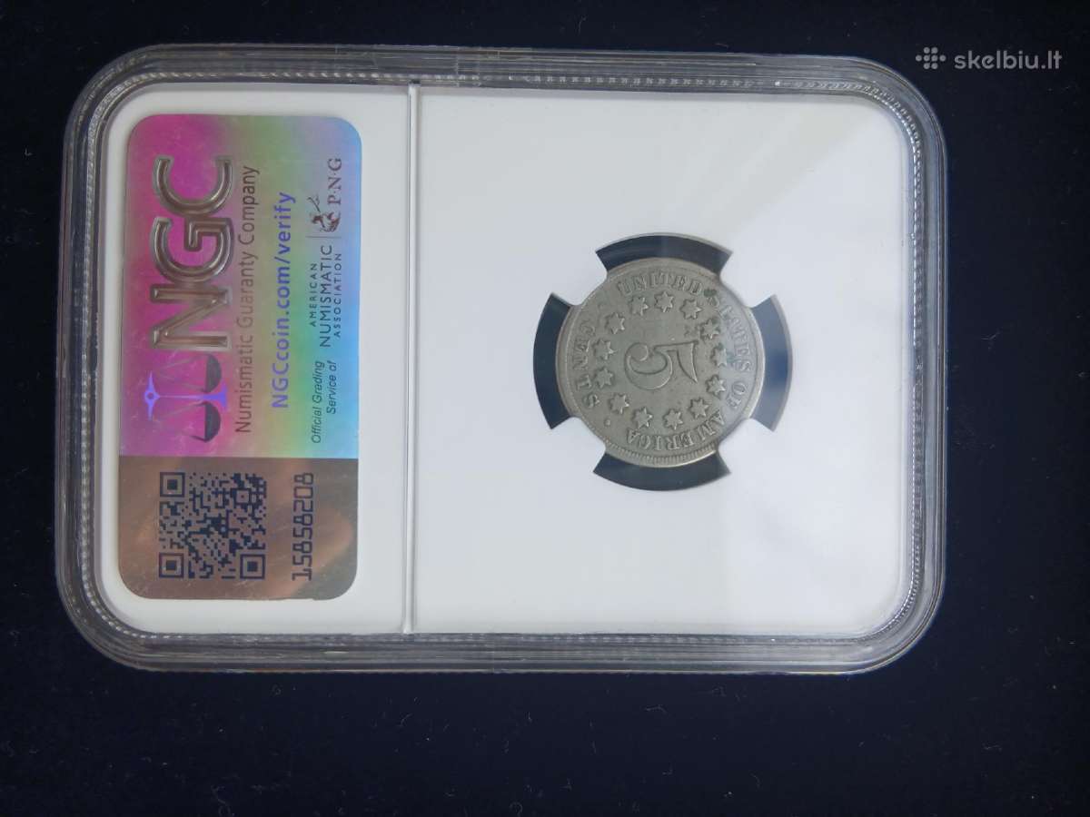JAV 1869 5 centai - nuotraukos Nr. 2