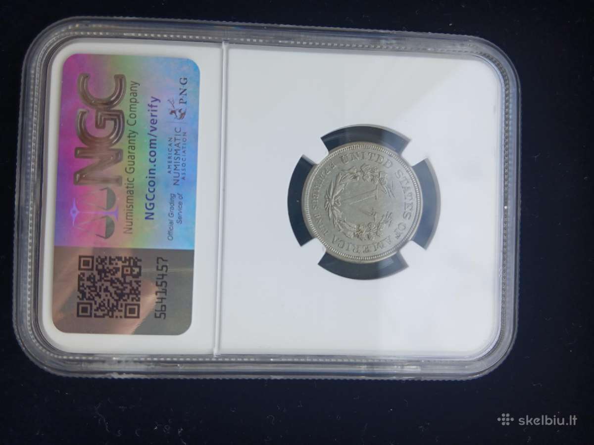 JAV 1883 5 centai - nuotraukos Nr. 2