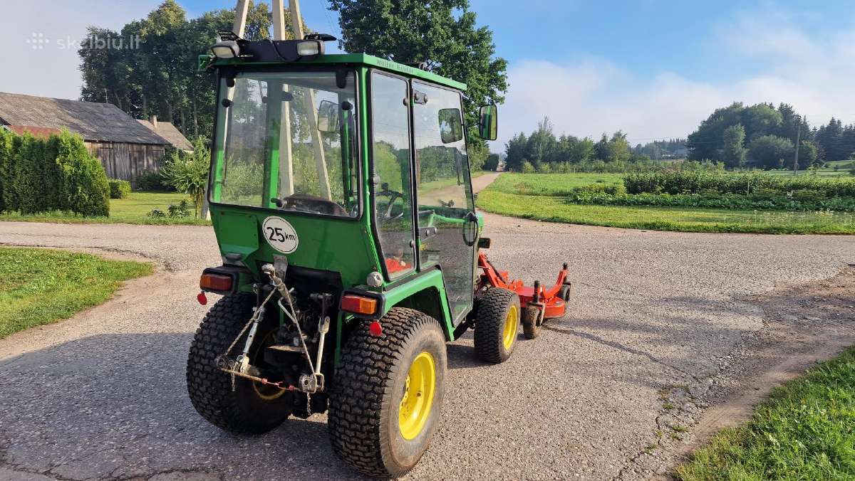 John Deere 855 traktorius 4wd su pjaunamaja deka - nuotraukos Nr. 2