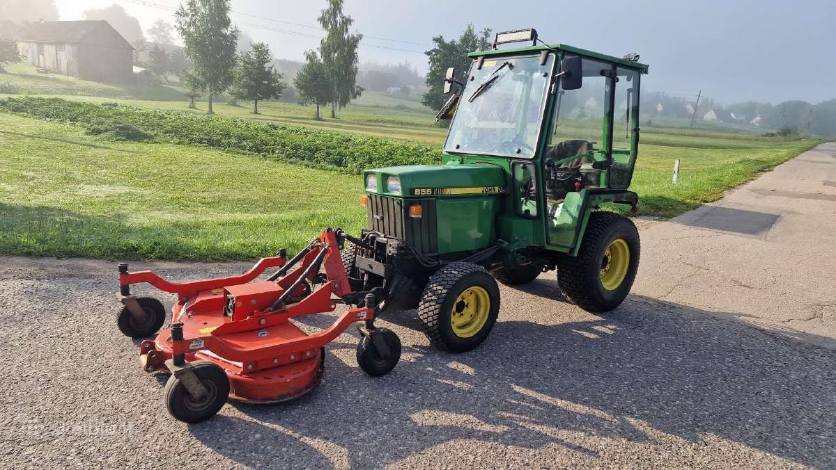 John Deere 855 traktorius 4wd su pjaunamaja deka - nuotraukos Nr. 4