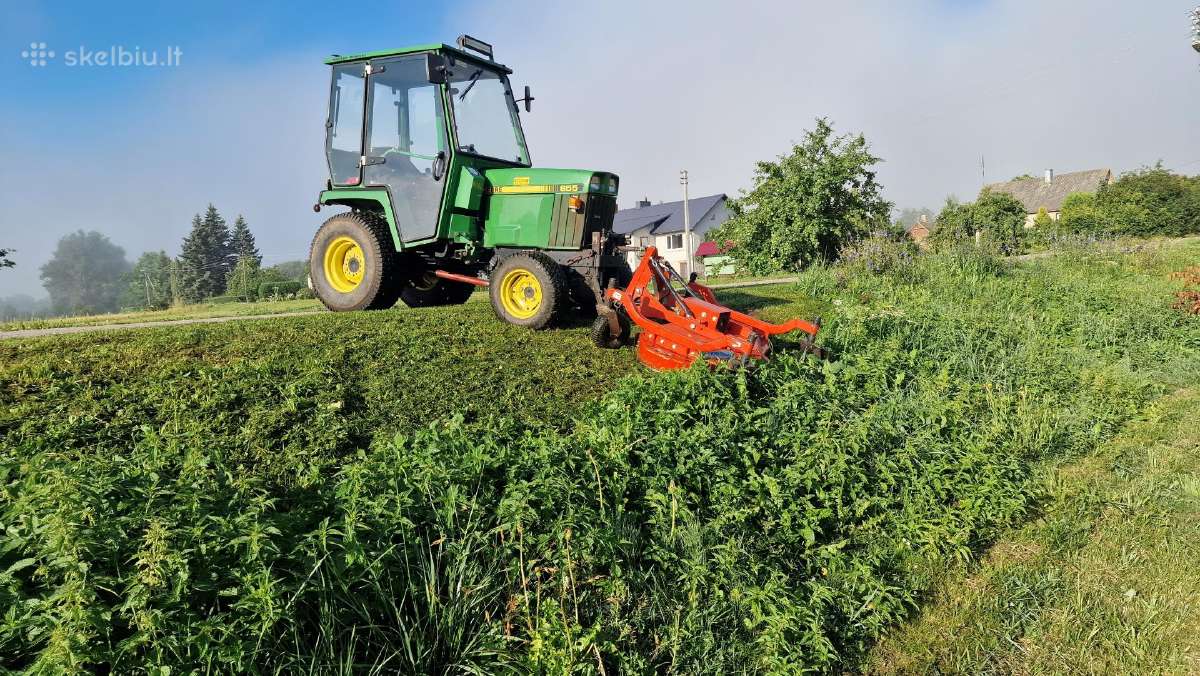 John Deere 855 traktorius 4wd su pjaunamaja deka - nuotraukos Nr. 8