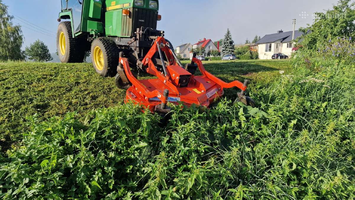 John Deere 855 traktorius 4wd su pjaunamaja deka - nuotraukos Nr. 9