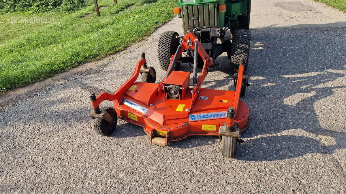 John Deere 855 traktorius 4wd su pjaunamaja deka - nuotraukos Nr. 10