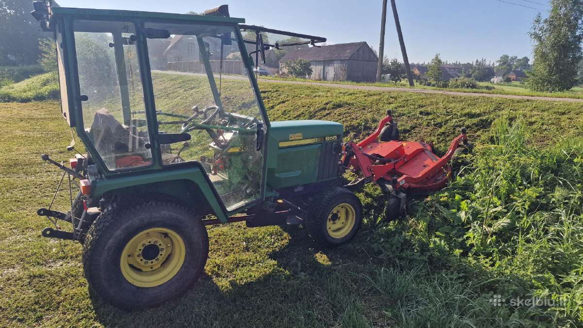 John Deere 855 traktorius 4wd su pjaunamaja deka - nuotraukos Nr. 12