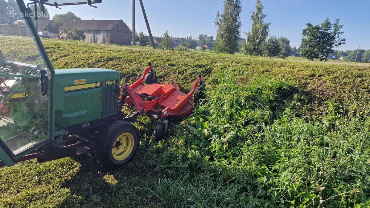 John Deere 855 traktorius 4wd su pjaunamaja deka - nuotraukos Nr. 13