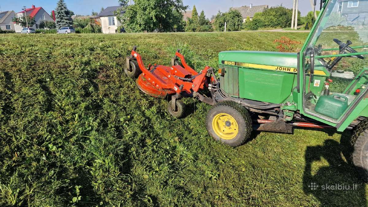 John Deere 855 traktorius 4wd su pjaunamaja deka - nuotraukos Nr. 14