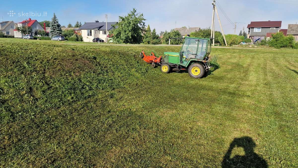 John Deere 855 traktorius 4wd su pjaunamaja deka - nuotraukos Nr. 15