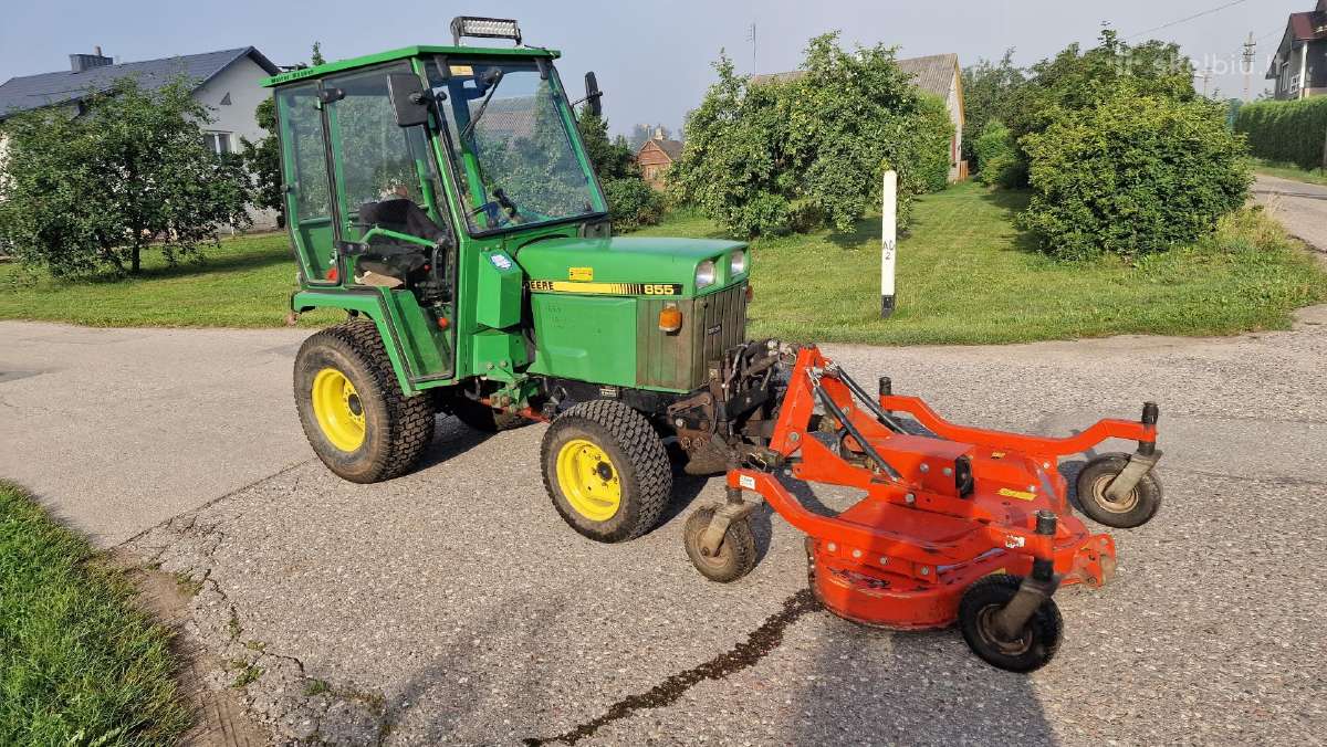 John Deere 855 traktorius 4wd su pjaunamaja deka - nuotraukos Nr. 17