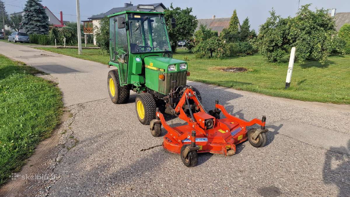 John Deere 855 traktorius 4wd su pjaunamaja deka - nuotraukos Nr. 22