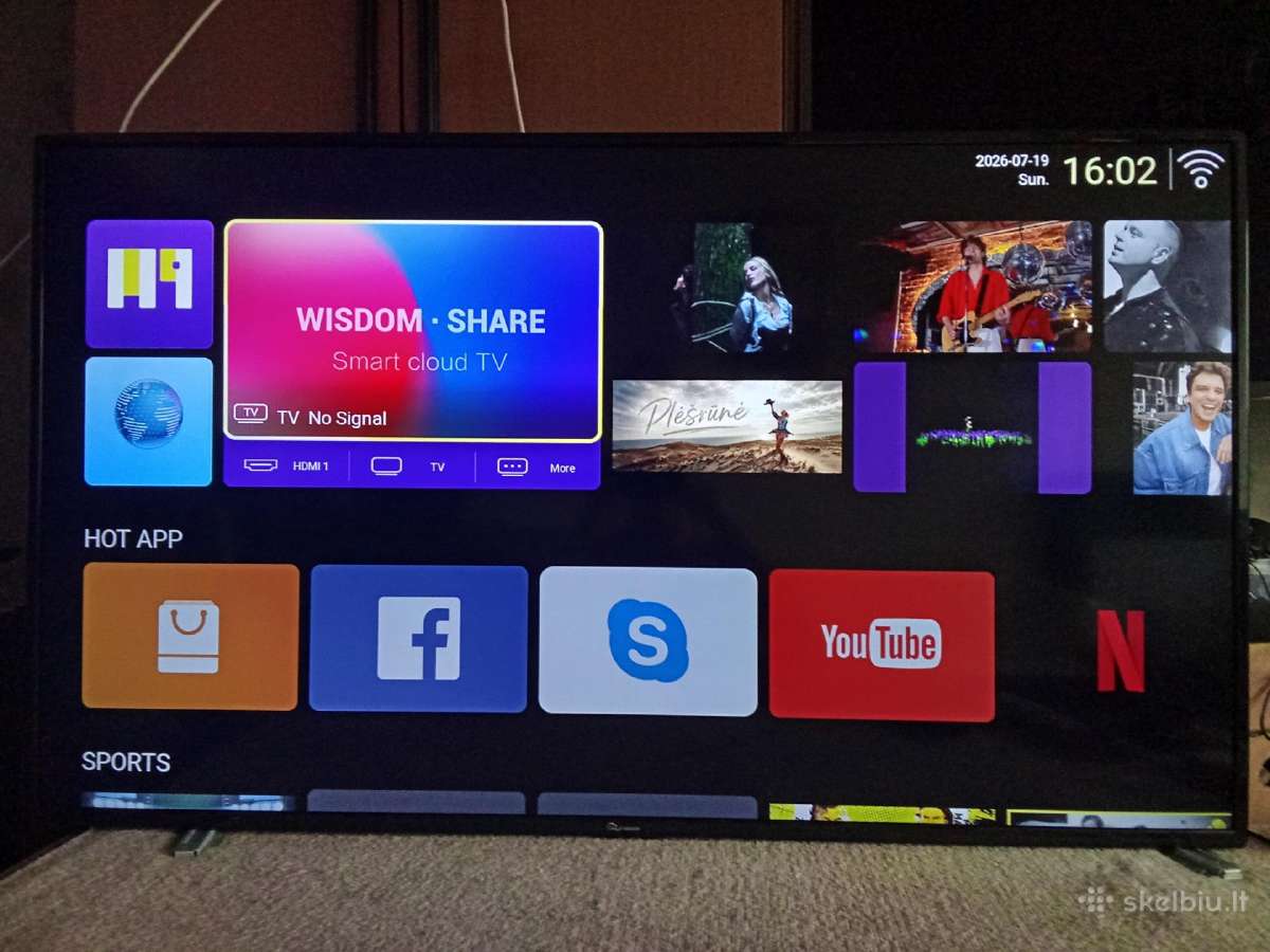 Smart 140cm 4k Android. - nuotraukos Nr. 35