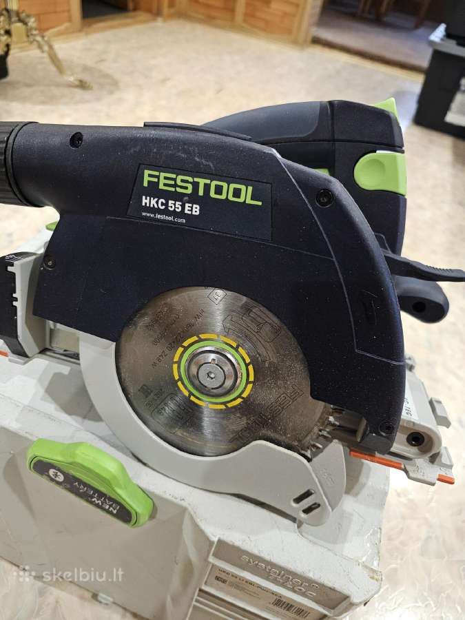 Festool Hkc 55 Eb batareikinis diskinis pjūklas - nuotraukos Nr. 3