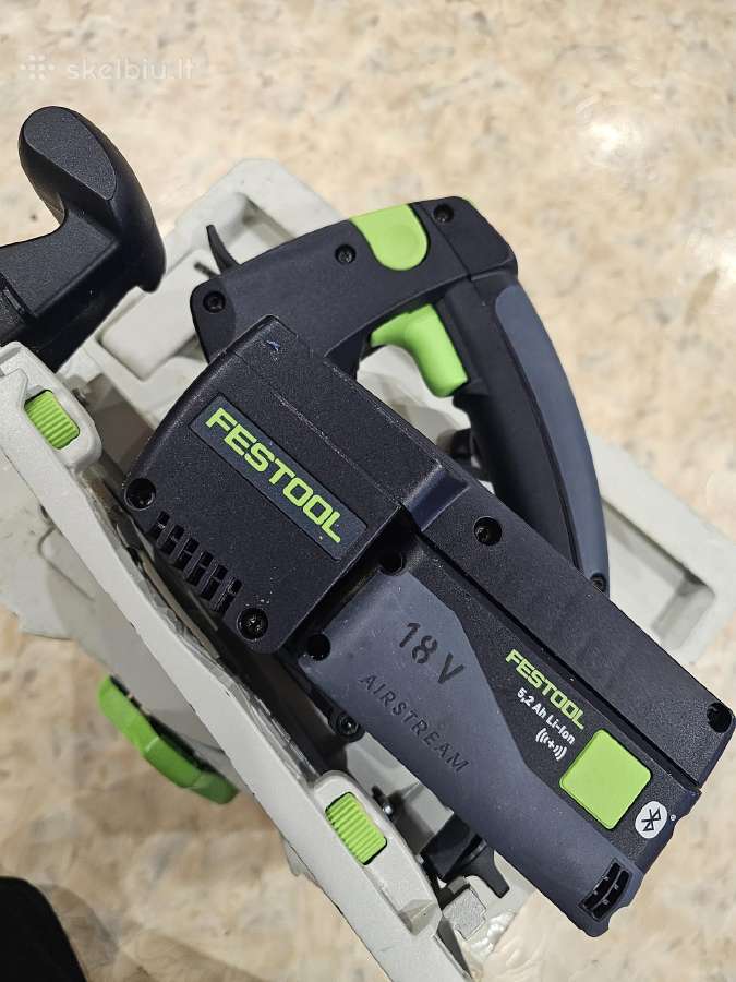 Festool Hkc 55 Eb batareikinis diskinis pjūklas - nuotraukos Nr. 6