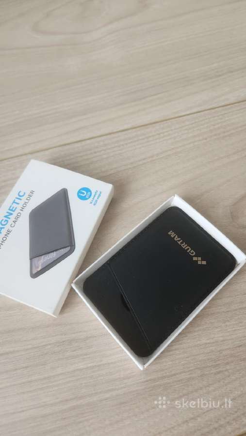 Magnetinis kortelių dėklas prie telefono - nuotraukos Nr. 3